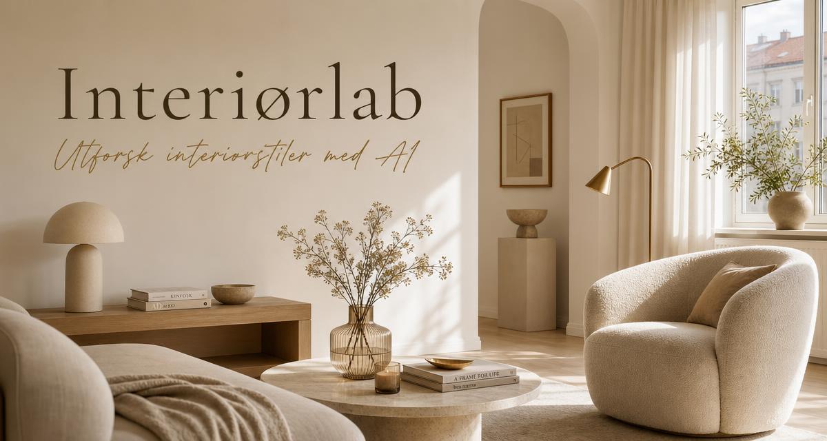 Interiørlab preview of an AI-styled room